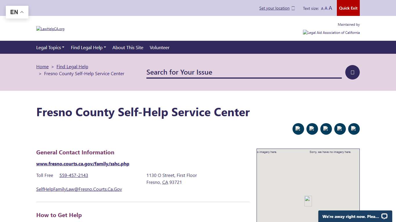 Fresno County Self-Help Service Center LawHelpCA - Legal aid and legal help near you